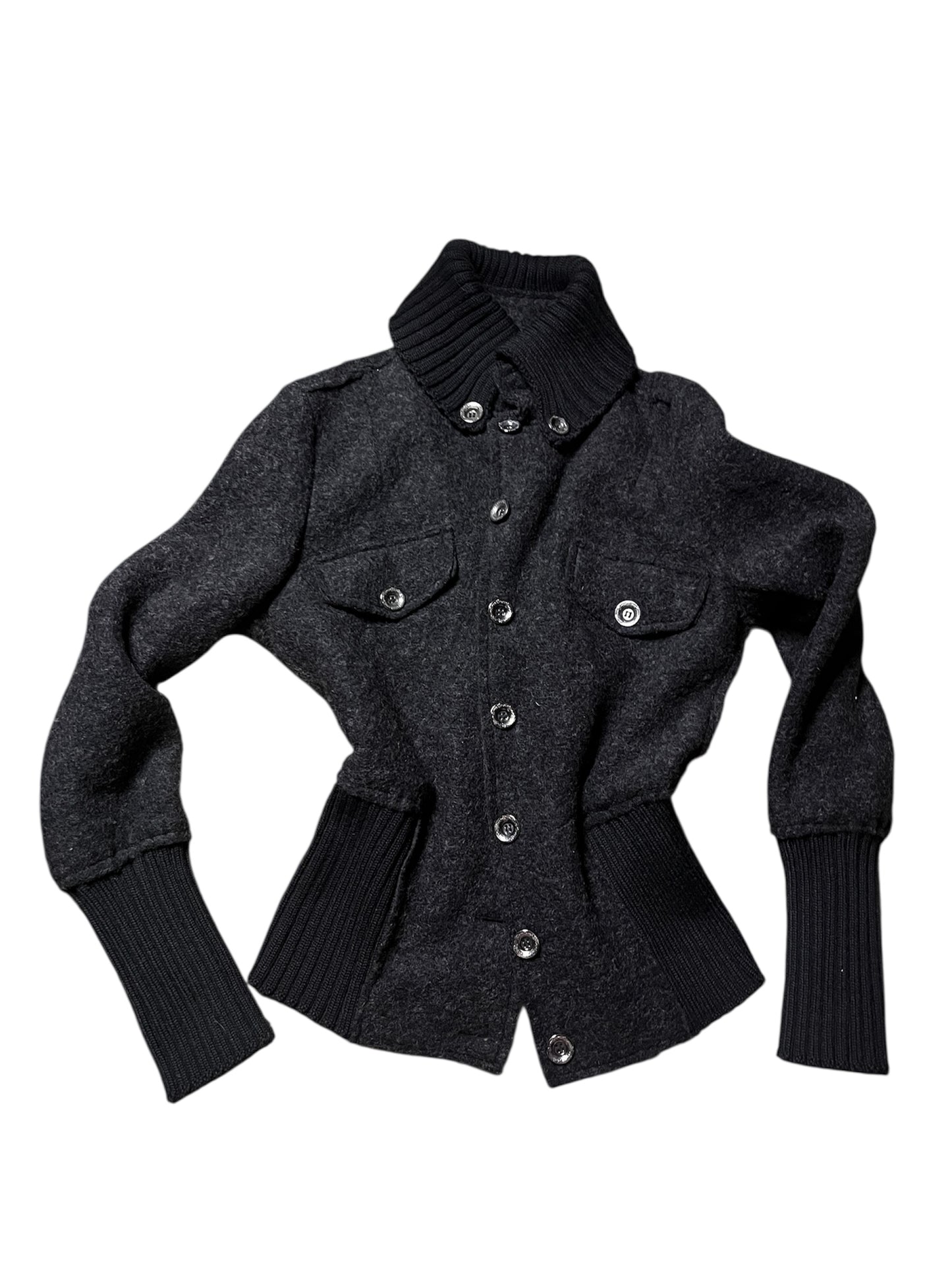 Italian Wool Structured Jacket — Archive Cut #11297