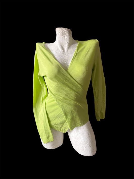 Lime Cardigan Top #12613