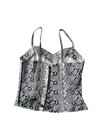 Italian Snake Print Corset Top #12748