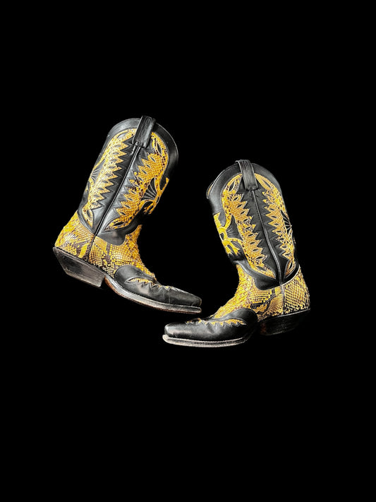 Western Snakeskin Boots #9790