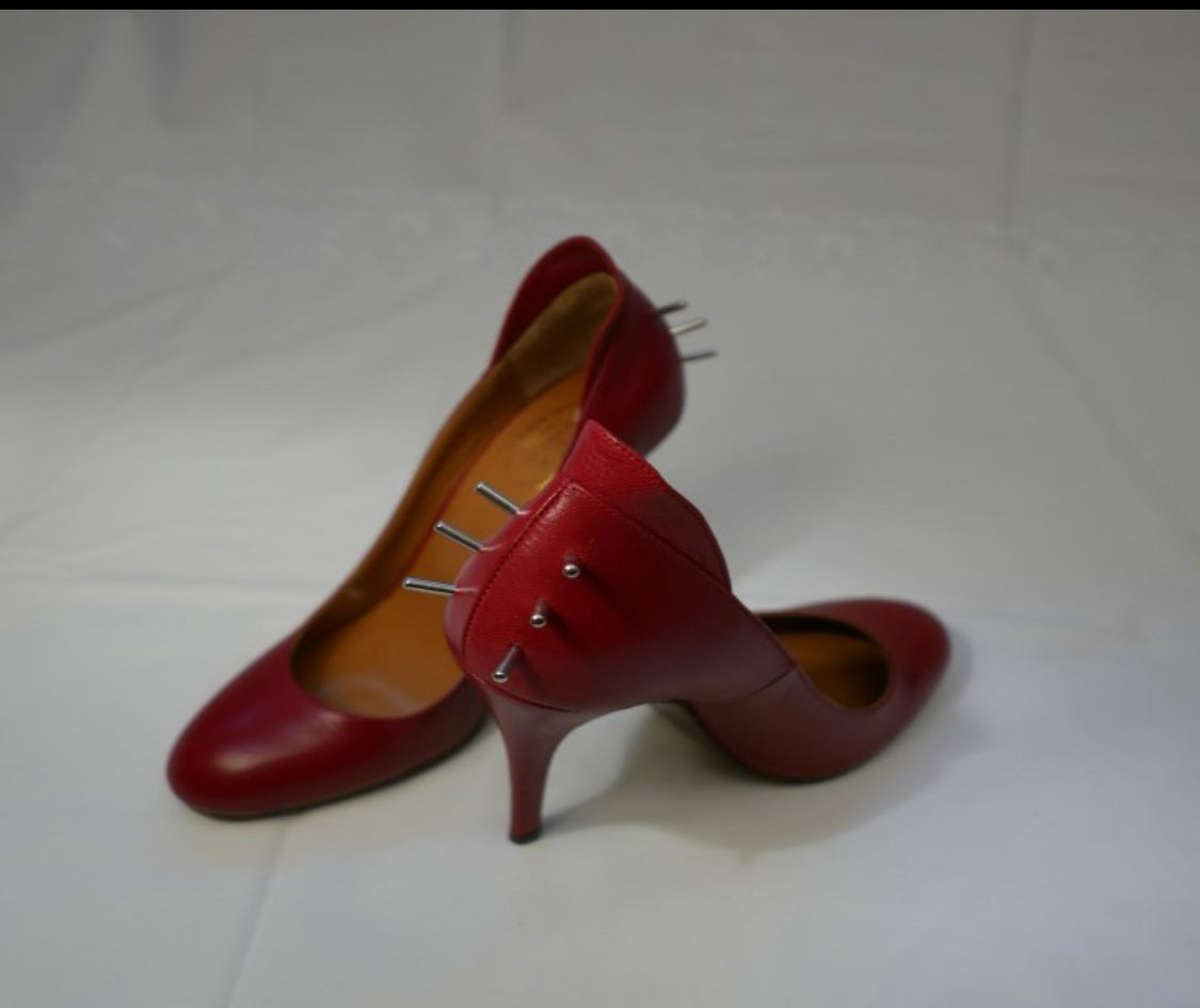 Vivienne Westwood Sex Court Pumps – Red Leather #9601