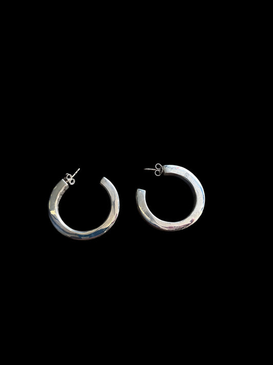 Stearling Silver Hoops #12453