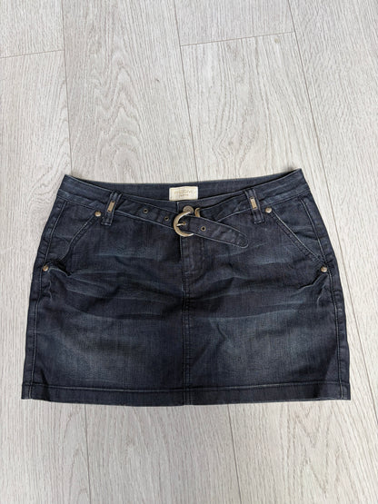 Motivi Belted Denim Mini Skirt #13170