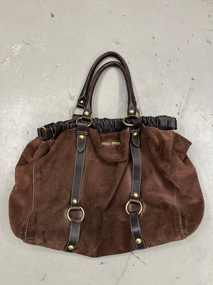 Miu Miu Suede Leather Bag #7629