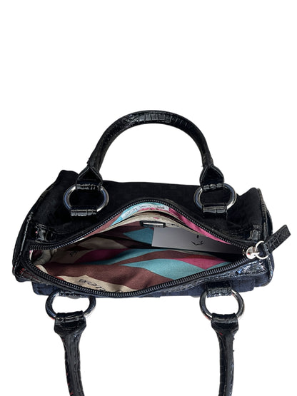 Guess Monogram Mini Handbag with Stud Detail #12424
