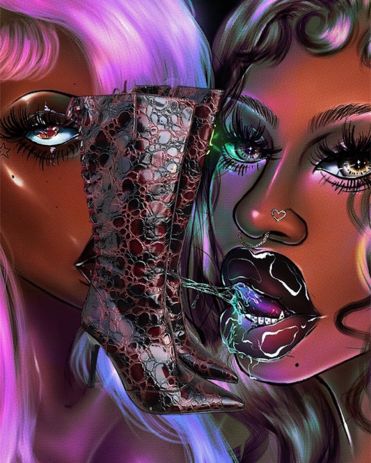 90’s stiletto boots size 40