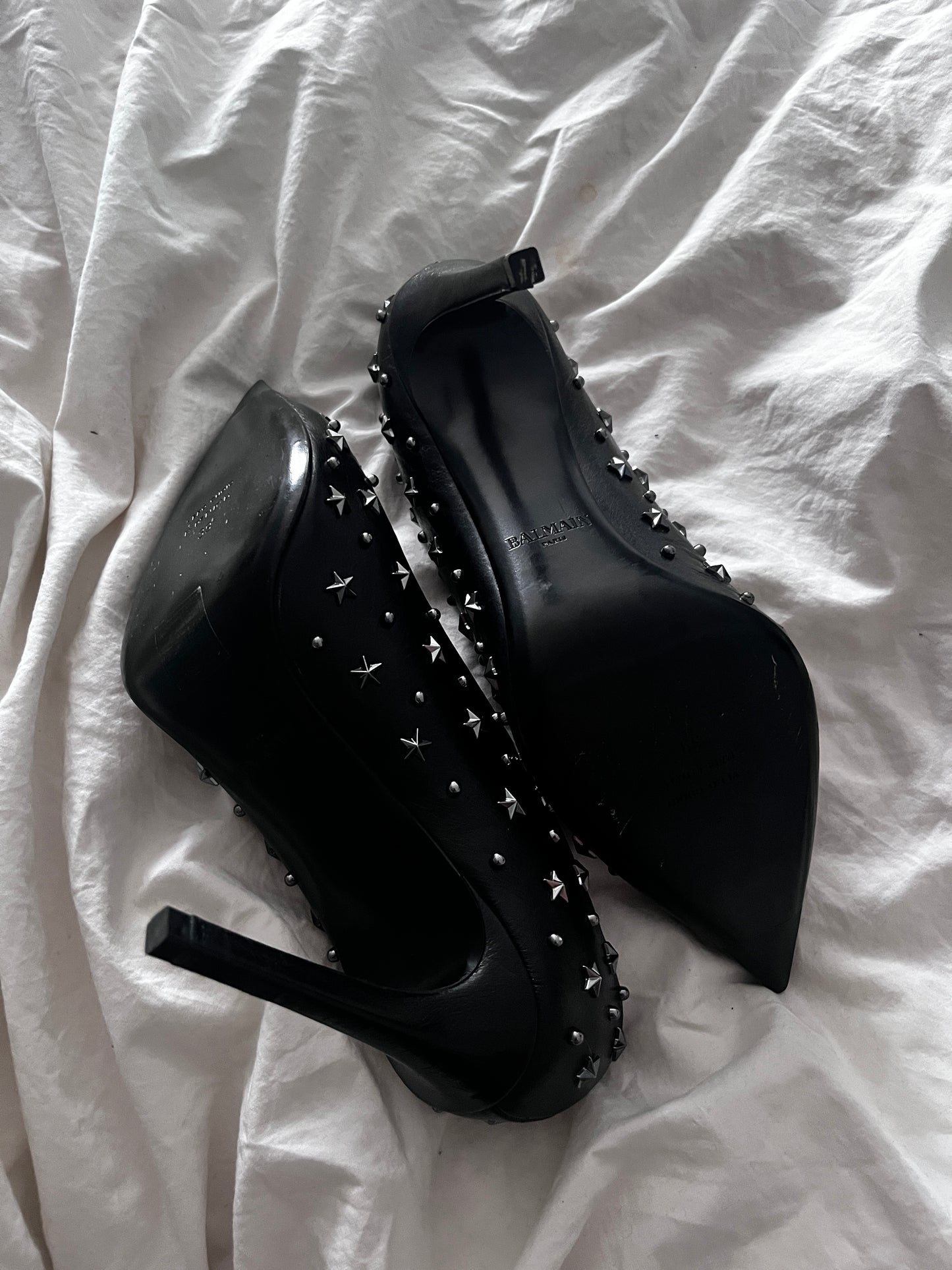 The Star Weapon Balmain Stilettos #9256