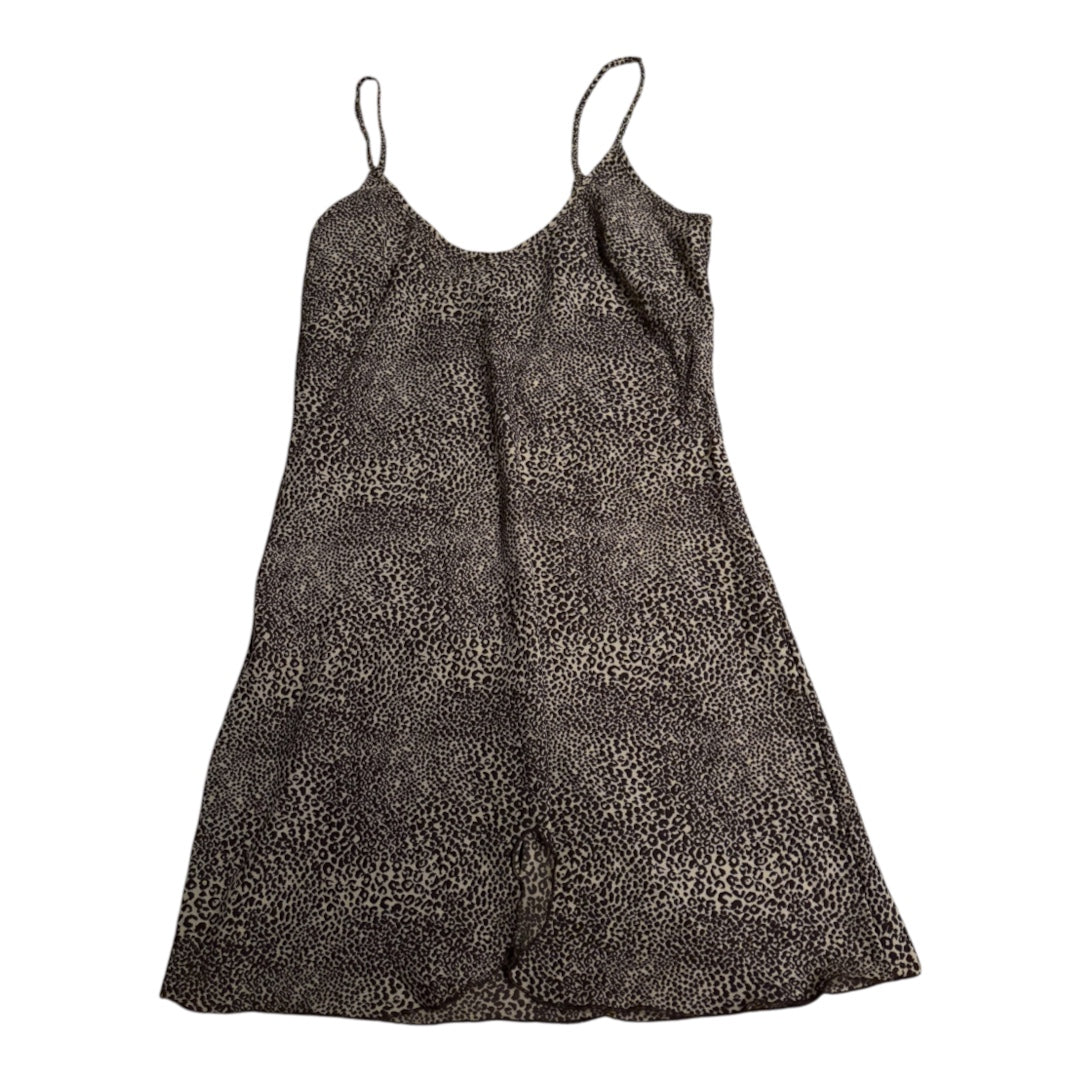 Leopard Print Slip Dress #13582