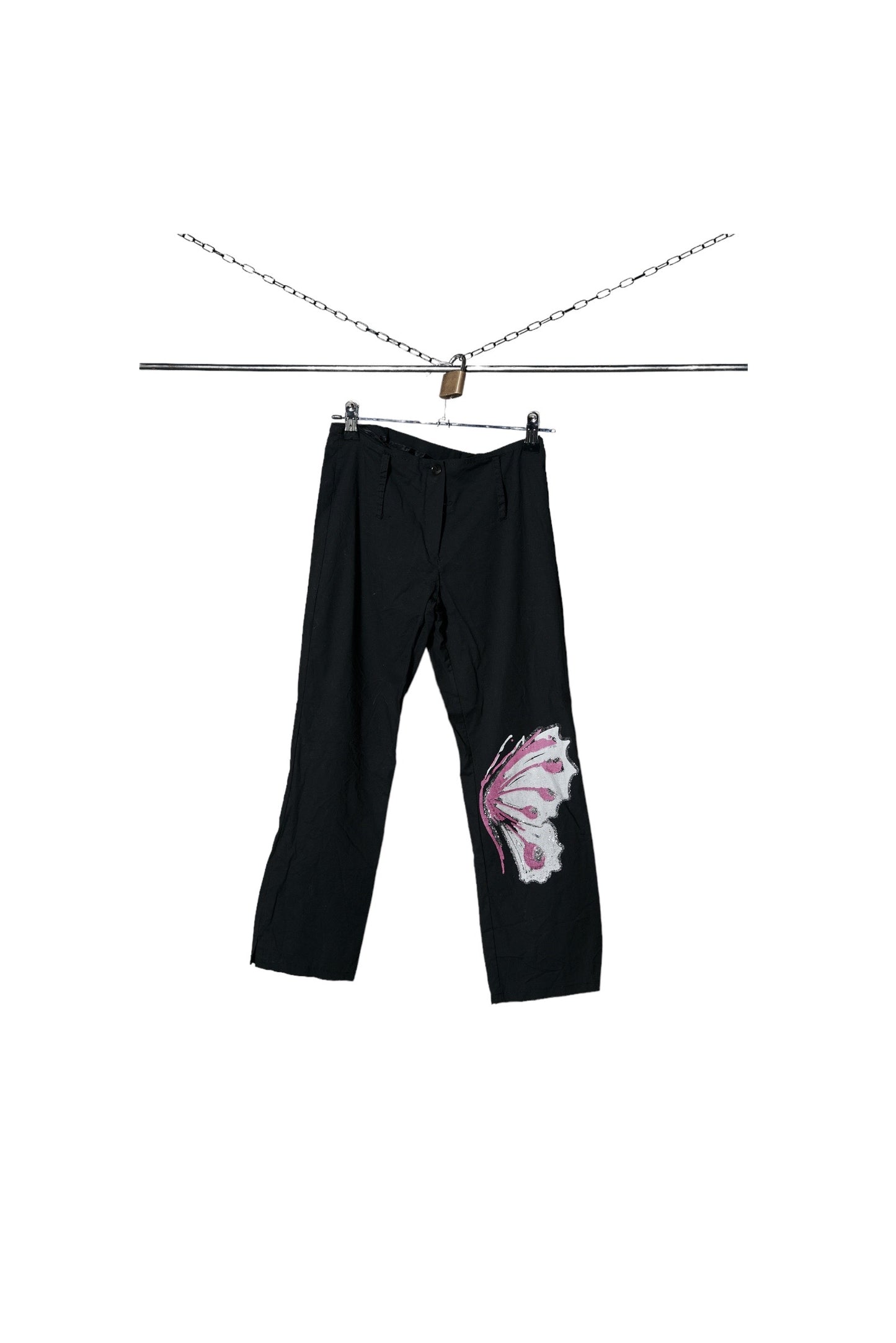 Black Butterfly Capris S