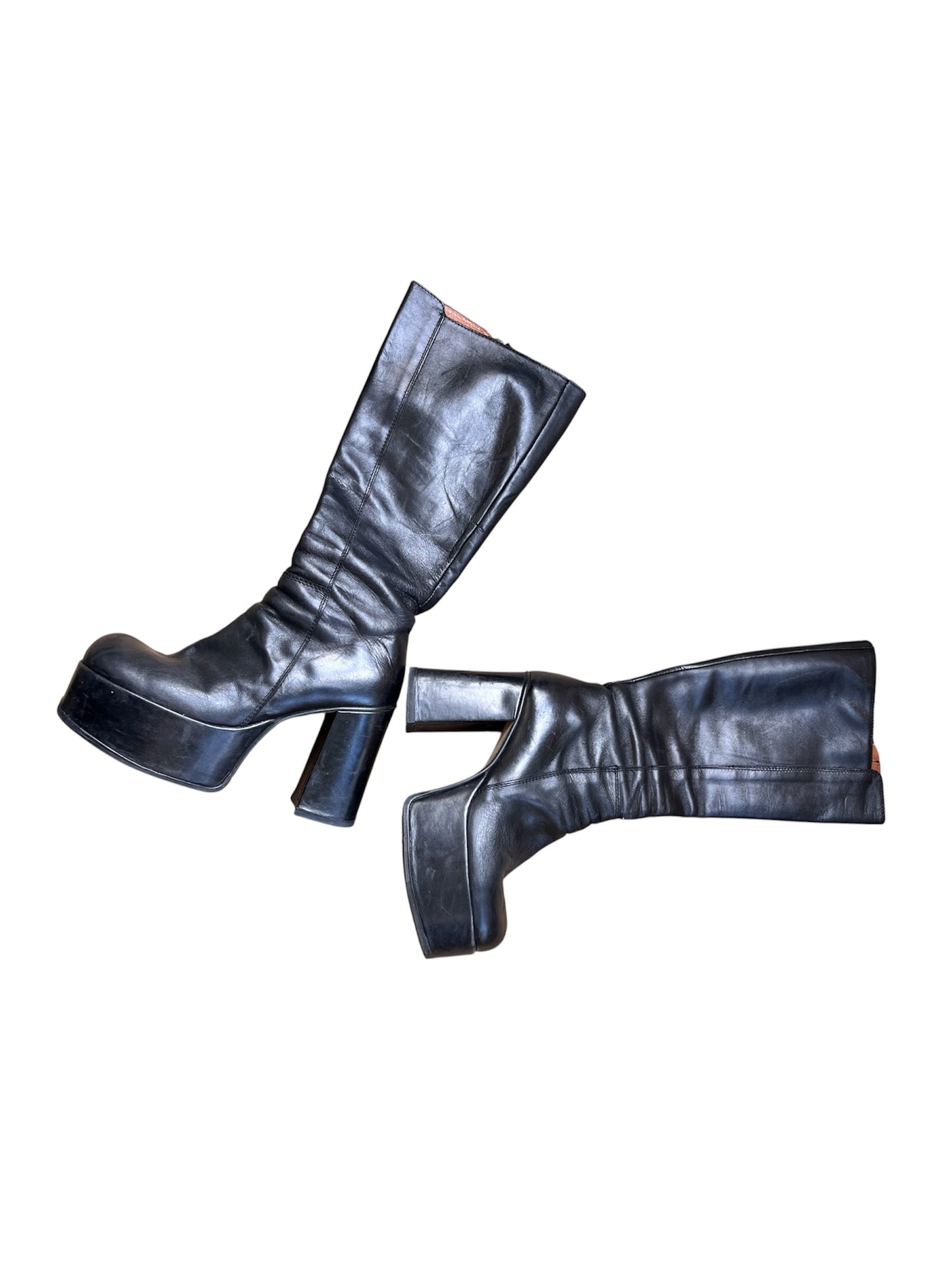 Platform Knee High Boots #12625