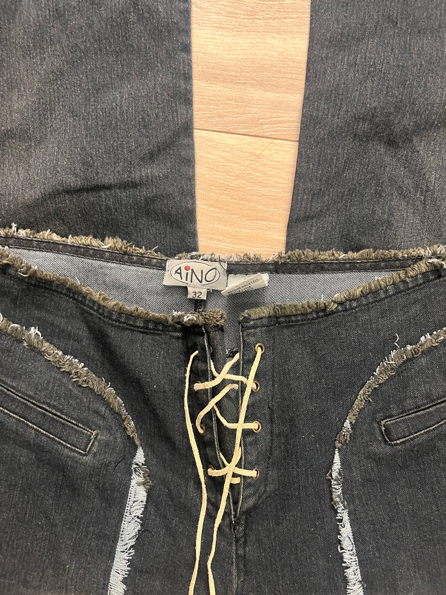 Dark wash denim jeans #11370
