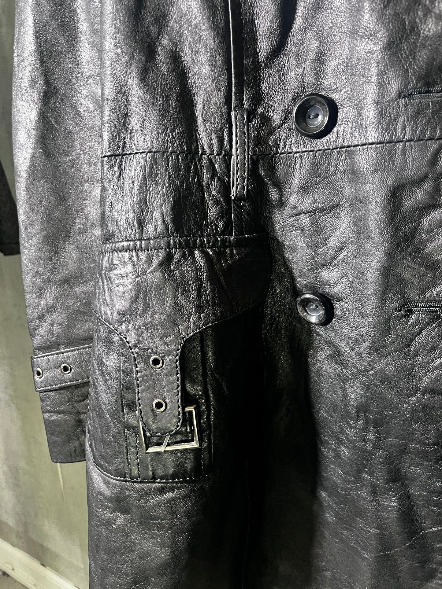 Leather Coat #10660