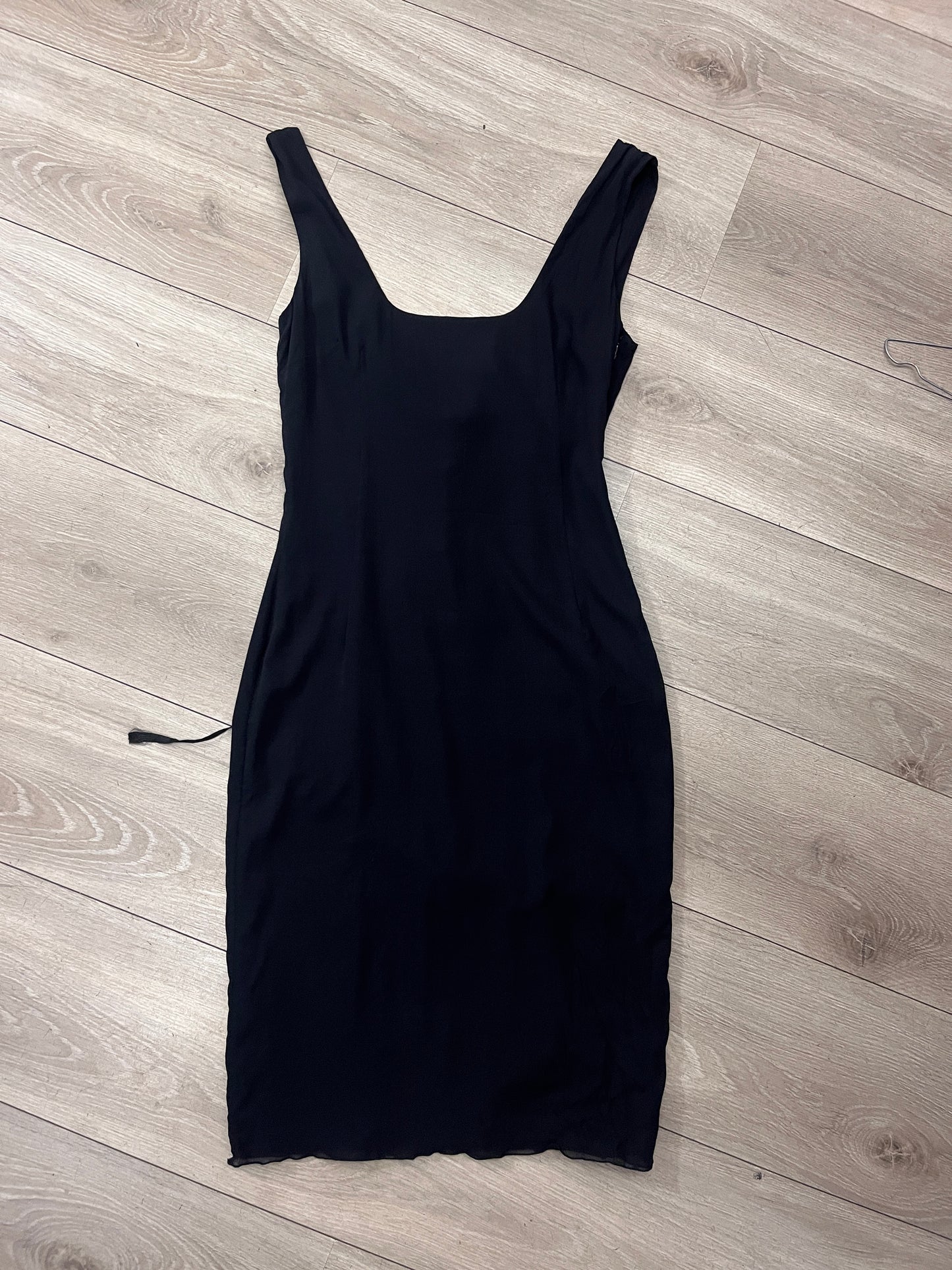 D&G Silk Lace-Up Midi Dress #12349