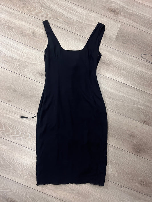 D&G Silk Lace-Up Midi Dress #12349