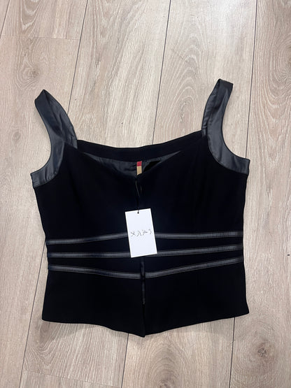 Made in Italy Structured Panel Tank Top #12164