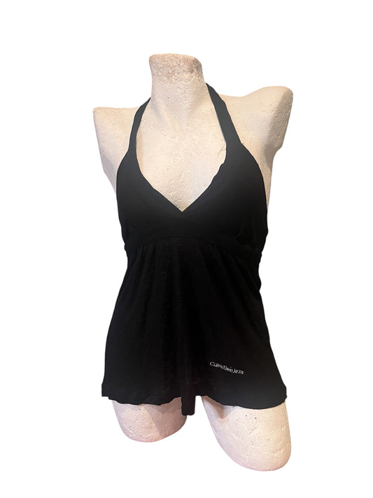 Calvin Klein Jeans Halter Babydoll Top #11819