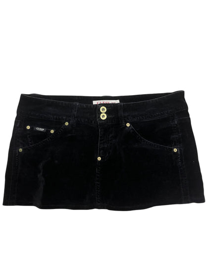 GUESS Luxury Jeans – Black Velvet Mini Skirt (Size 28)
#11326