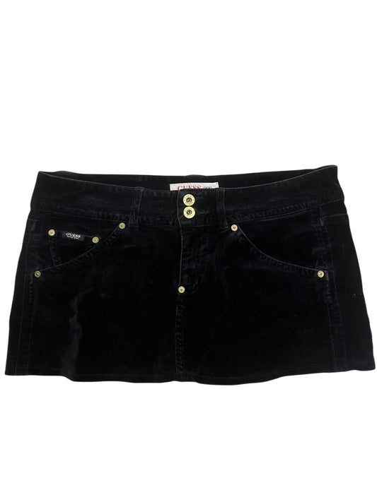 GUESS Luxury Jeans – Black Velvet Mini Skirt (Size 28)
#11326