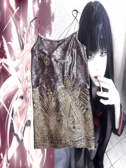 Romantic Velvet Dress