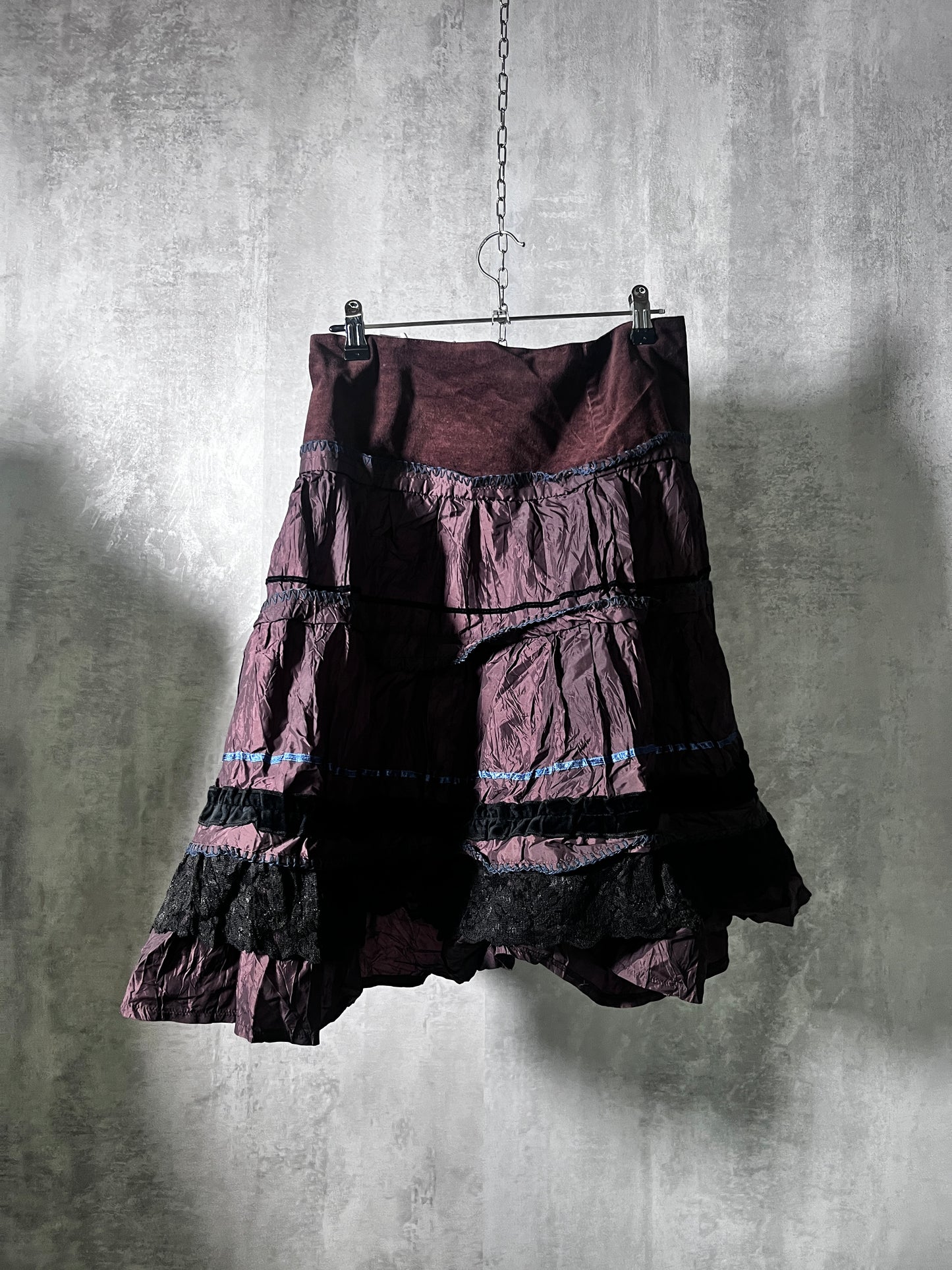 goth-boho 2005 runway / Stevie Nicks meets early Motivi Skirt #10746