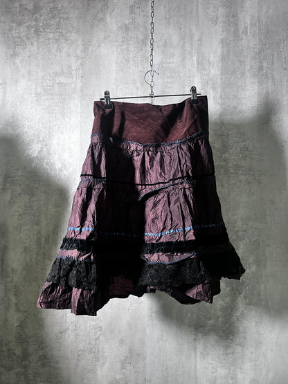 goth-boho 2005 runway / Stevie Nicks meets early Motivi Skirt #10746