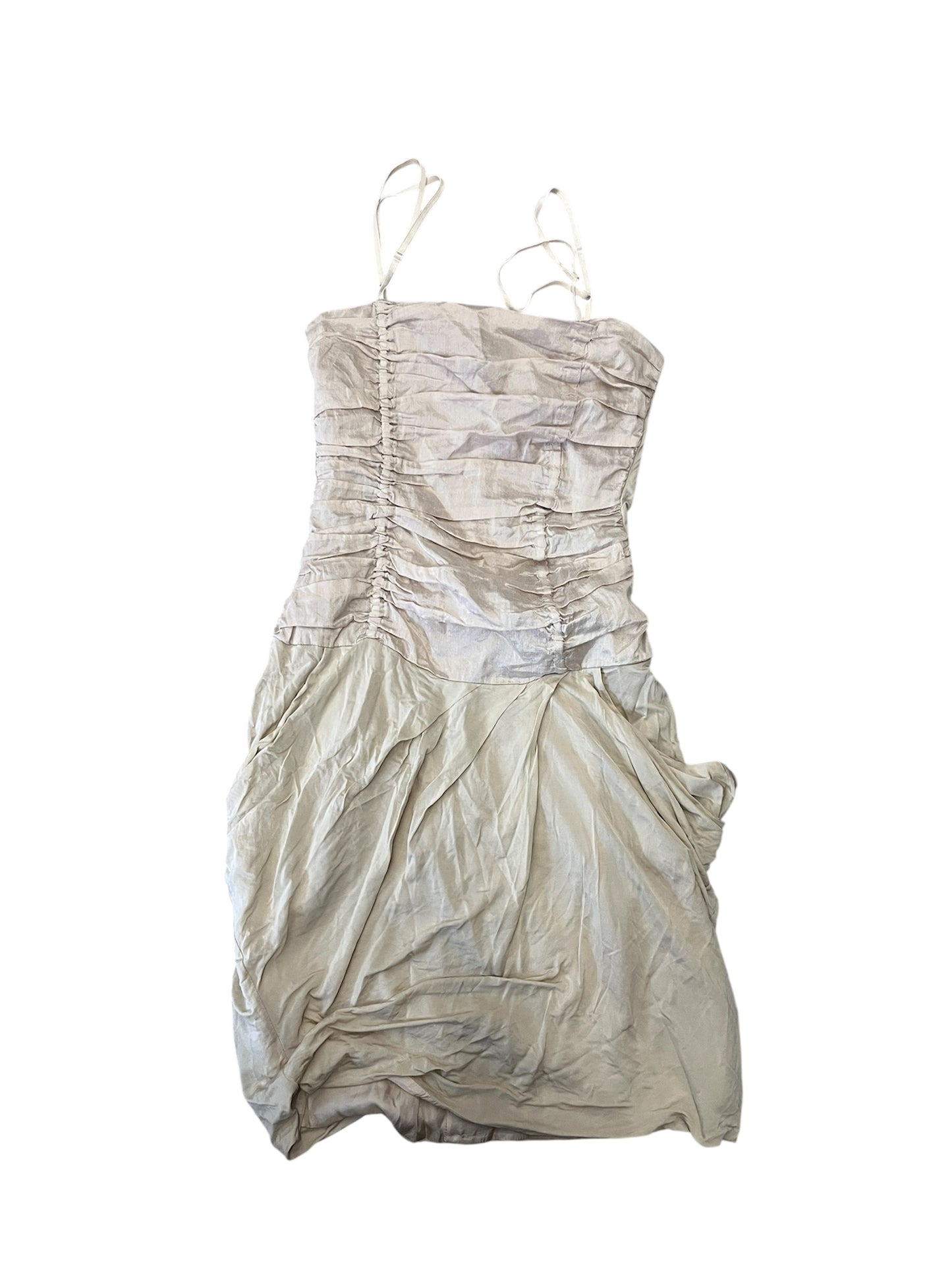 Italian Ruched Viscose Dress #11847