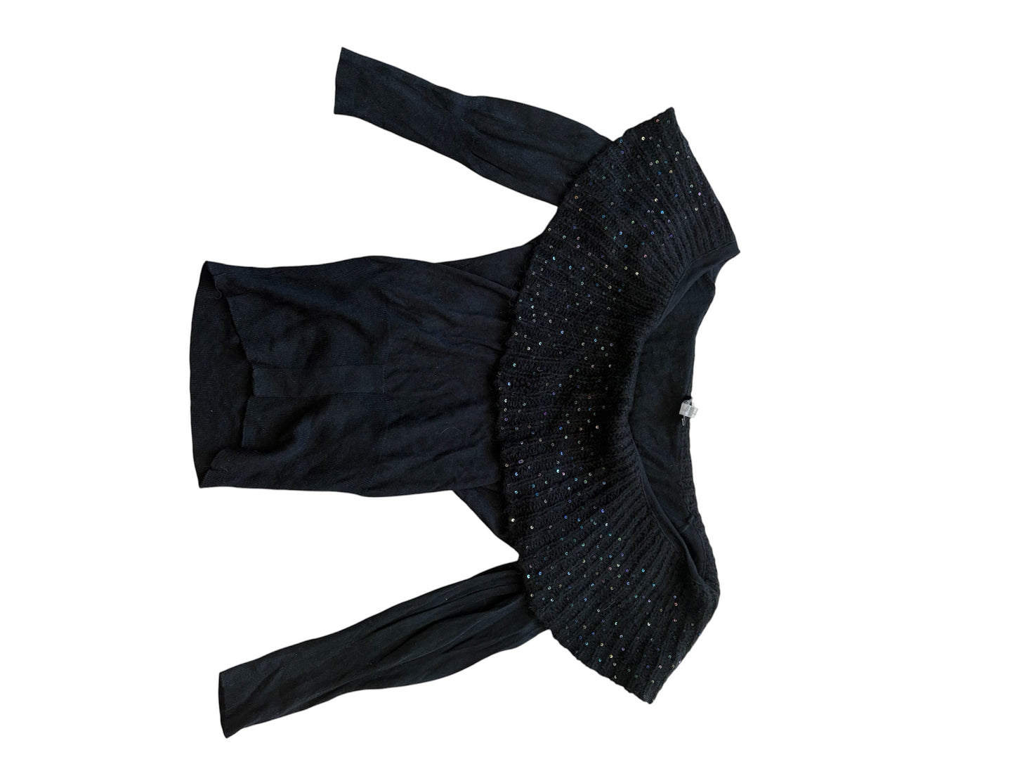2000s Versace Jeans Couture Silk-Cashmere Sequin Sweater #13260