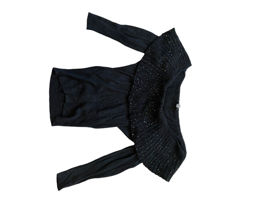 2000s Versace Jeans Couture Silk-Cashmere Sequin Sweater #13260
