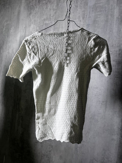 Soft Coquette Pointelle Tee #10752