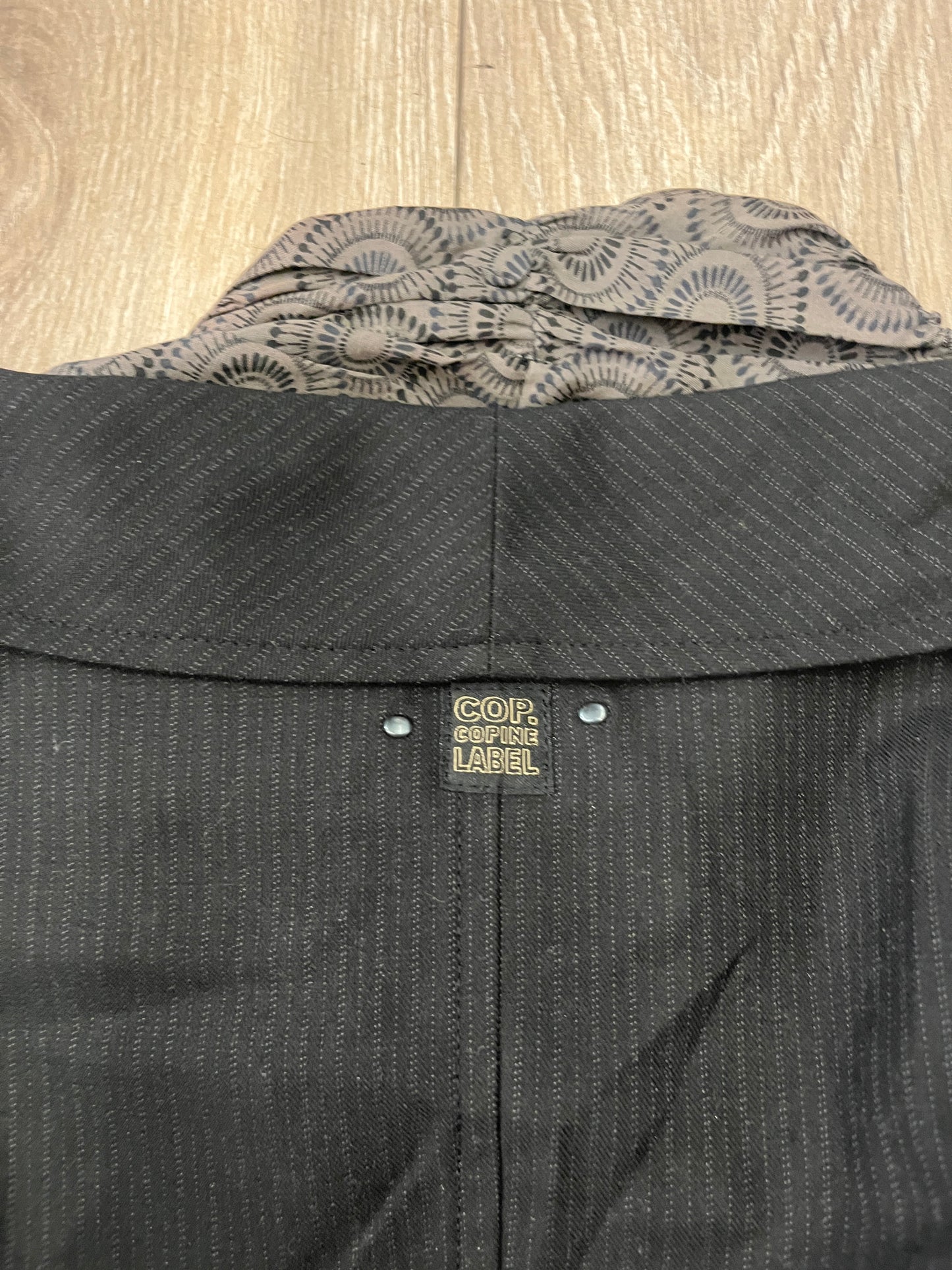 Cop copine Layered Blazer Shirt #11382