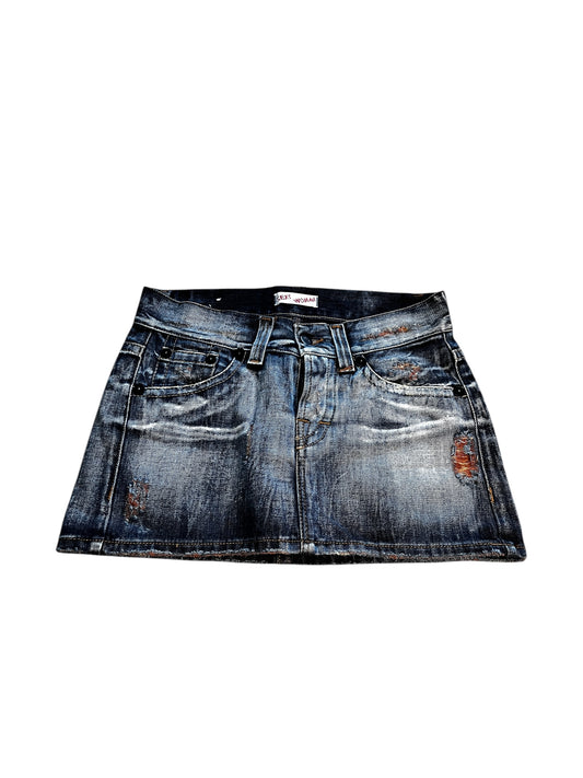 Mini Denim Skirt #7543