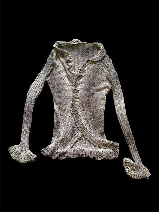 Taupe Knit Cardigan #13530