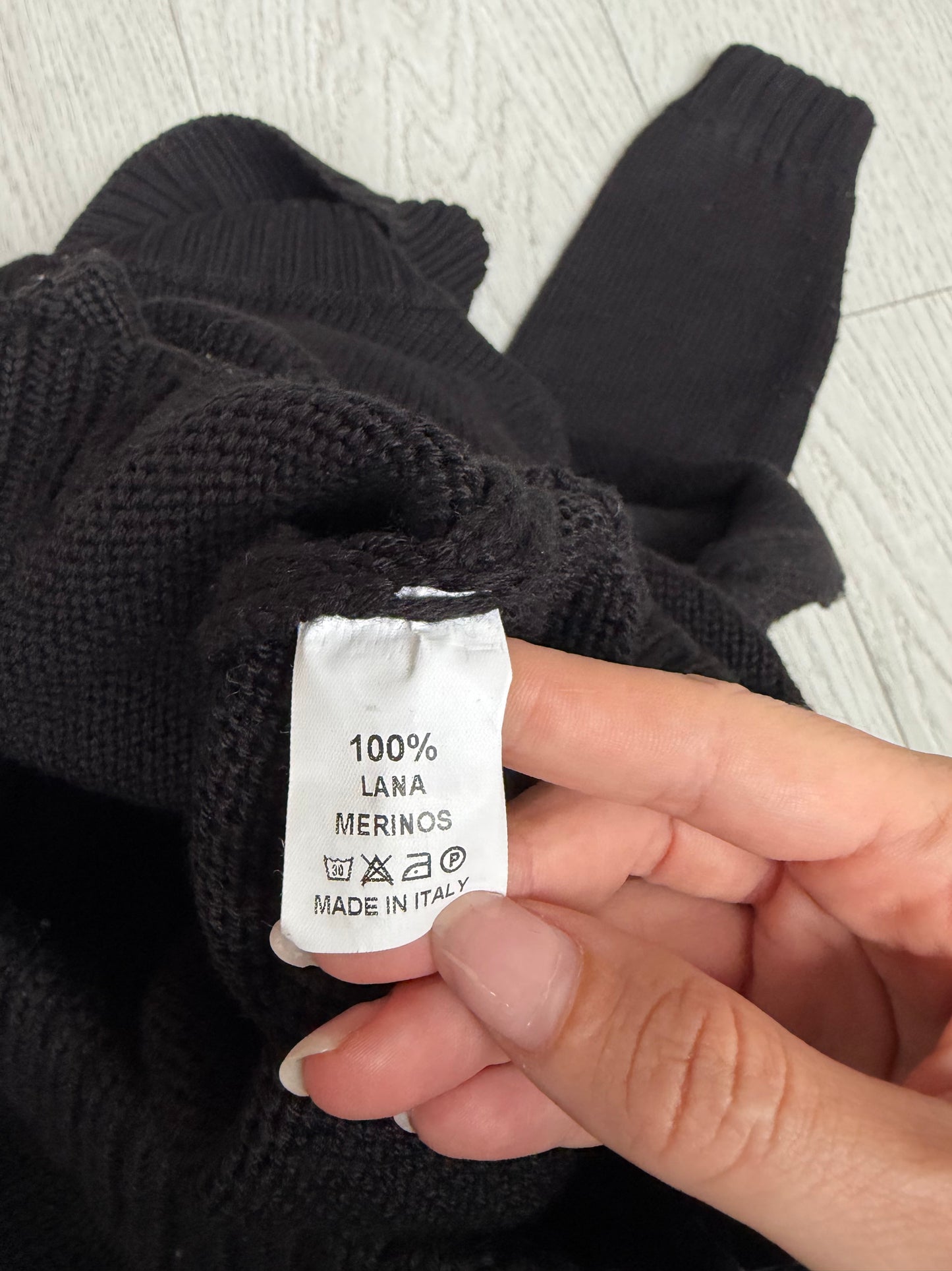 Zip Merino Wool Sweater #13173