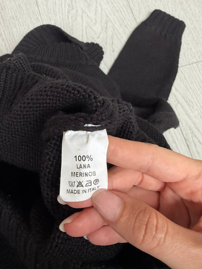 Zip Merino Wool Sweater #13173