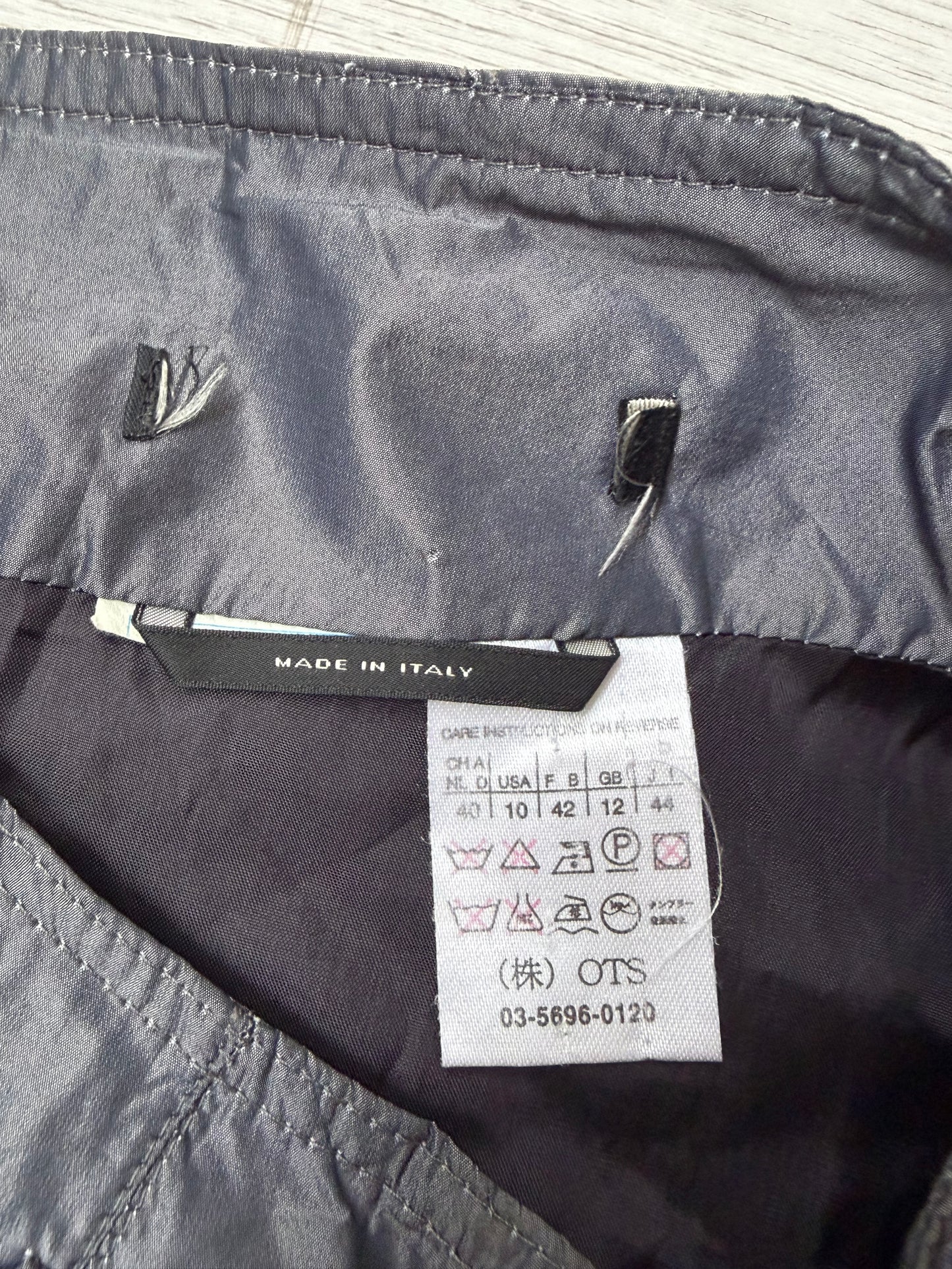 Made in Italy Y2K Metallic Balloon Skirt #13214
