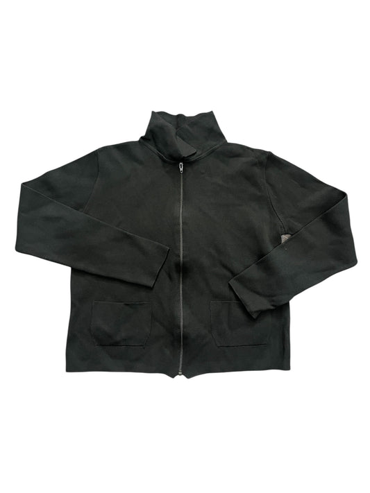 Dark Olive Zip Knit Jacket #11304
