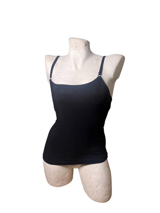 D&G Logo Camisole – Black Minimal Y2K #11609