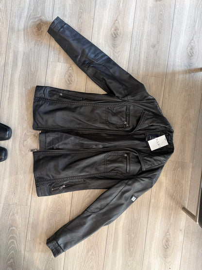 2000s Otto Kern Longline Leather Jacket #13274