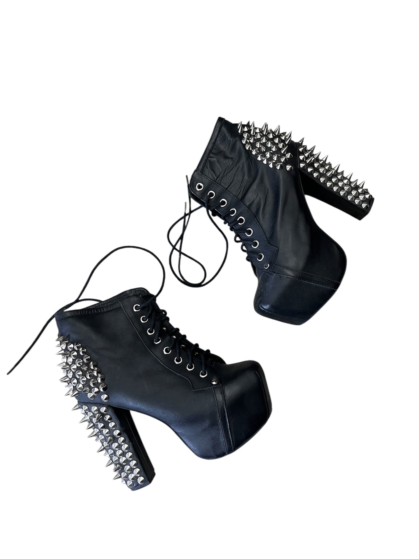 Jeffrey Campbell Spiked Lita Platform Boots