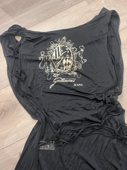 Black Gattinoni Jeans dress, early 2000s #11323