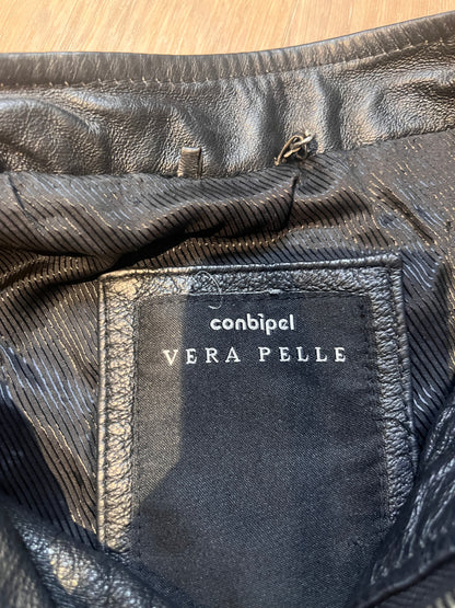 Italian Leather Biker Jacket #11826