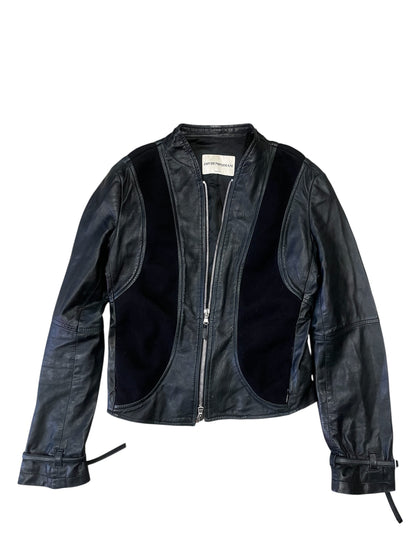 Emporio Armani Leather Panel Jacket #11872