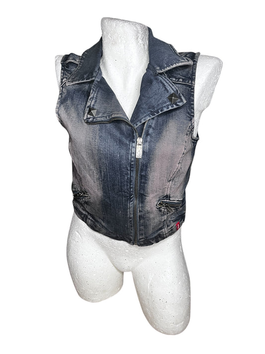Edc Cropped Vest #7955