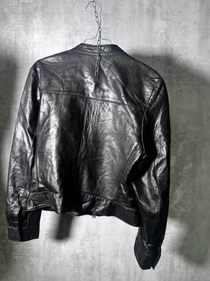 Metallic Leather Jacket #10535