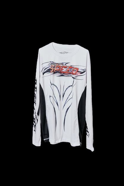 SPEED - MOTO-X LONGSLEEVE | WHITE, UNISEX