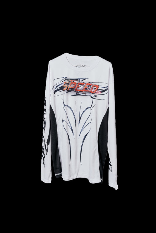SPEED - MOTO-X LONGSLEEVE | WHITE, UNISEX
