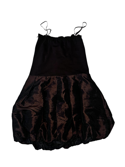 Two- Tone Bubble Hem Dress #9214