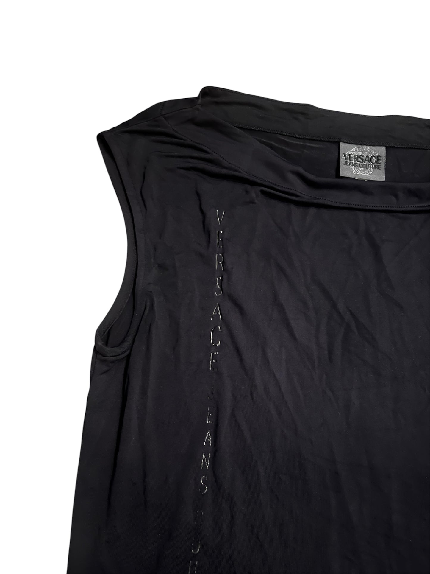 Versace Jeans Couture Draped Viscose Tank #12705