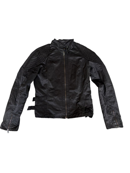 E.N.D. Coated Cotton Biker Jacket #13172