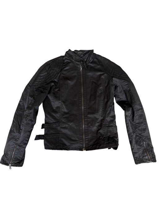 E.N.D. Coated Cotton Biker Jacket #13172